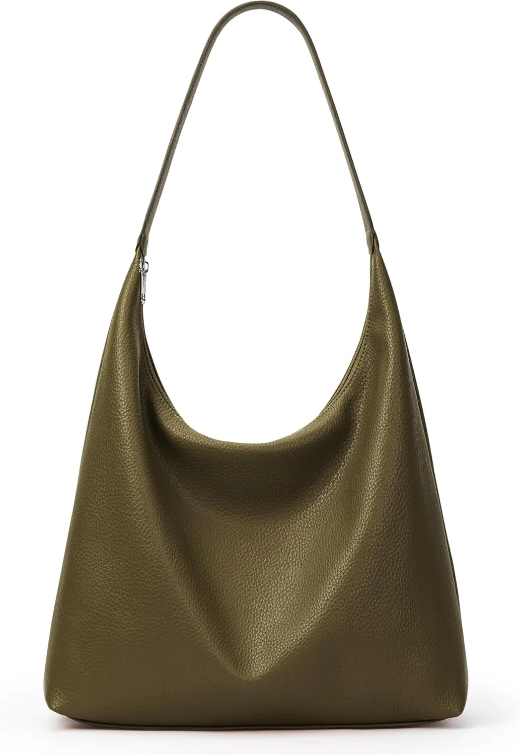 KALIDI Casual Tote Bag Vegan Leather Hobo Zipper Work Bag Weekender Shoulder for Women Shoulder Travel Purse
