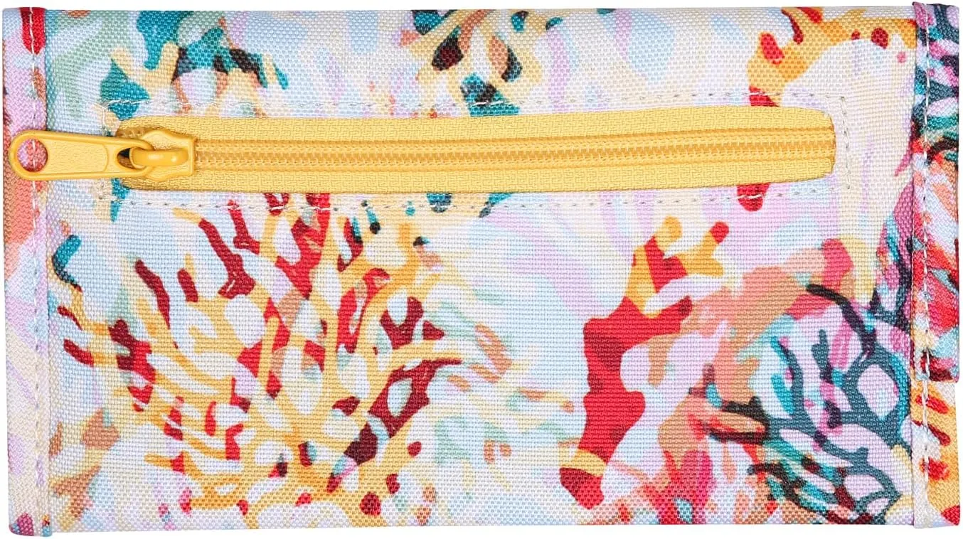 KAVU Mondo Spender Trifold Wallet Clutch Travel Organizer