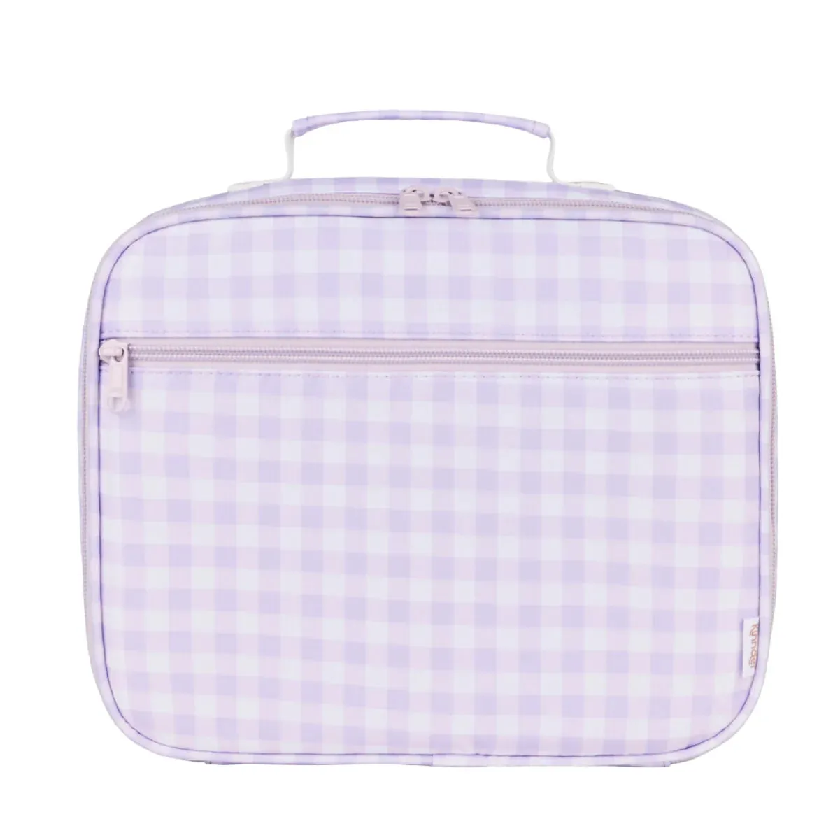 Kinnder JUNIOR Insulated Lunch Bag - Lilac Gingham