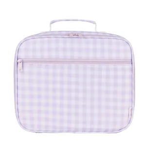 Kinnder JUNIOR Insulated Lunch Bag - Lilac Gingham
