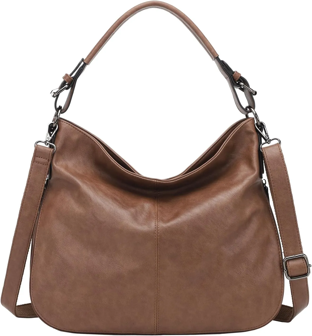 KL928 Large Purses for Women PU Leather Shoulder Handbag Crossbody Hobo Bags Ladies Tote Bags with Adjustable Shoulder Strap