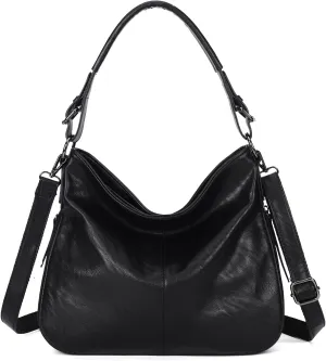 KL928 Large Purses for Women PU Leather Shoulder Handbag Crossbody Hobo Bags Ladies Tote Bags with Adjustable Shoulder Strap