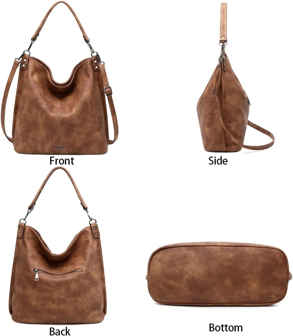lapsting Hobo Bags for Women Handbags Purse Ladies Boho Shoulder Bag Crossbody Purses Faux Leather