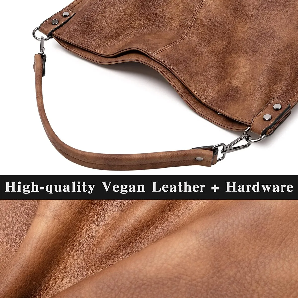 lapsting Hobo Bags for Women Handbags Purse Ladies Boho Shoulder Bag Crossbody Purses Faux Leather