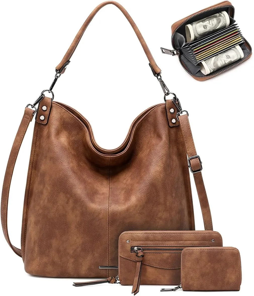 lapsting Hobo Bags for Women Handbags Purse Ladies Boho Shoulder Bag Crossbody Purses Faux Leather