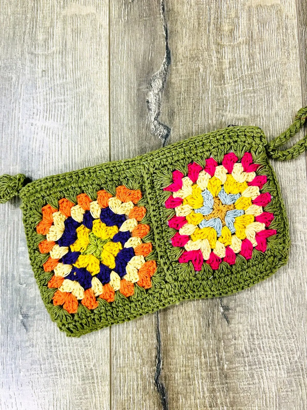 Large Crochet Purse Make-up Bag