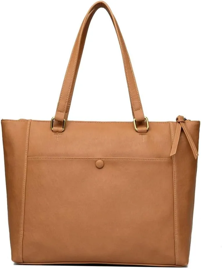 Large Tote Bag for Women Vegan Leather Tote Bag with Zipper Ladies Travel Work Purses and Handbags