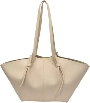 Large Tote Bag Women Trendy Pleated Shoulder Purses PU Leather Oversize Top Handle Handbags for Work Travel 2025