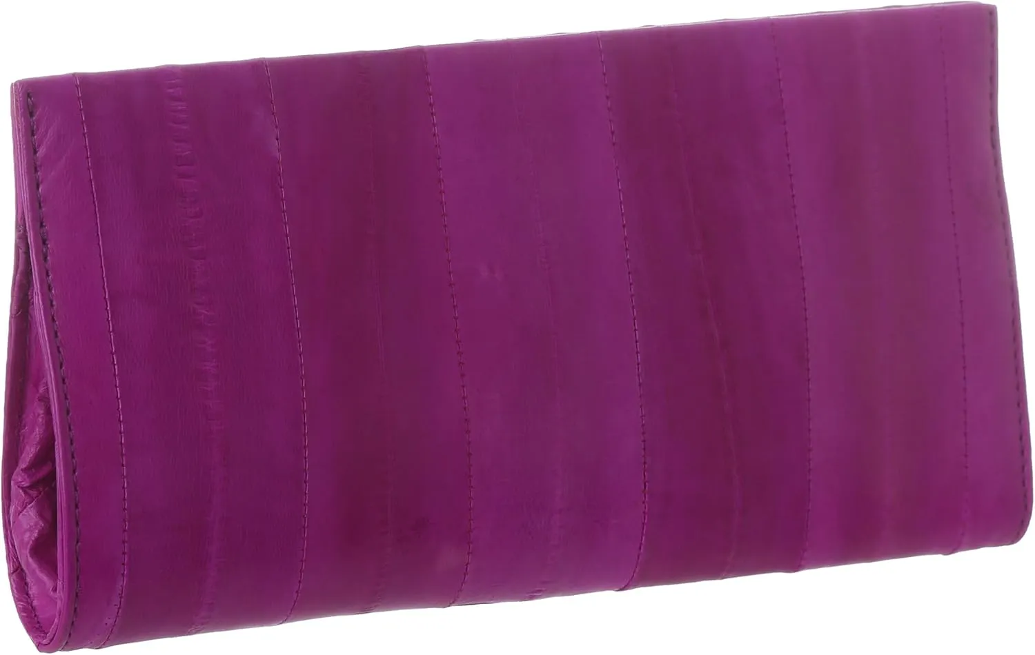Latico 8410 Eelskin Interior Framed Clutch , Business Fashion And Casual Wear, 100% Authentic Leather