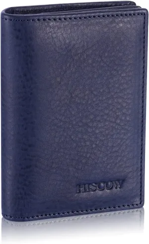 Leather Business Card Case Holder for Men & Women, Italian Calfskin