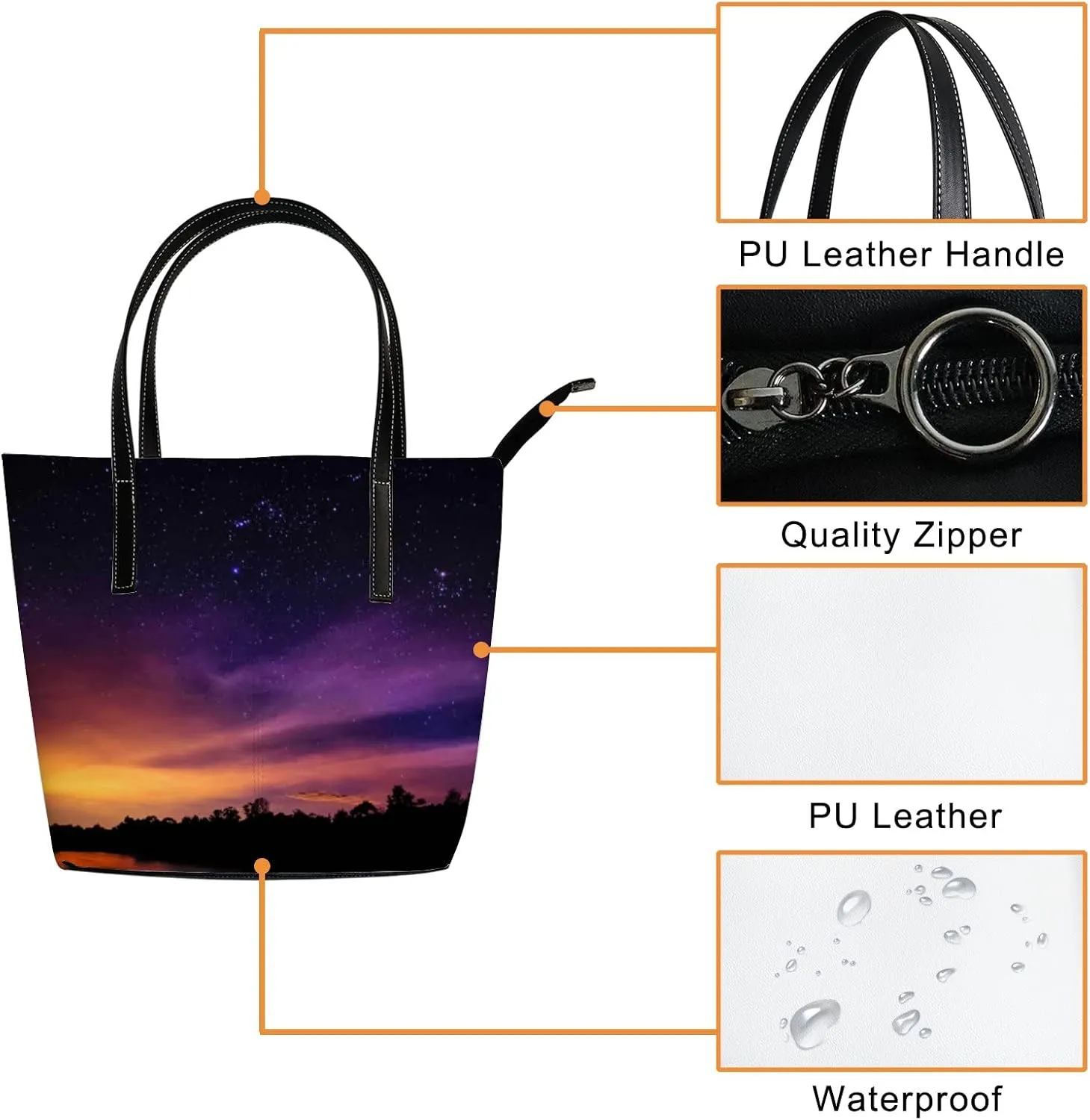 Leather Handbags Women's Crossbody Handbags Work Tote Bags for Women Coach Handbags Tote Bag with Zipper