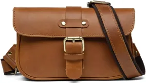 Leather Mailman Men's Bag Messenger Bag Retro Leather Casual Men's Shoulder Bag Small Backpack