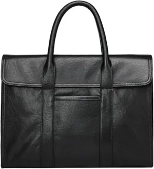 Leather Men's Briefcase Casual Cowhide Handbag Business Large Capacity Computer Bag Travel Bag