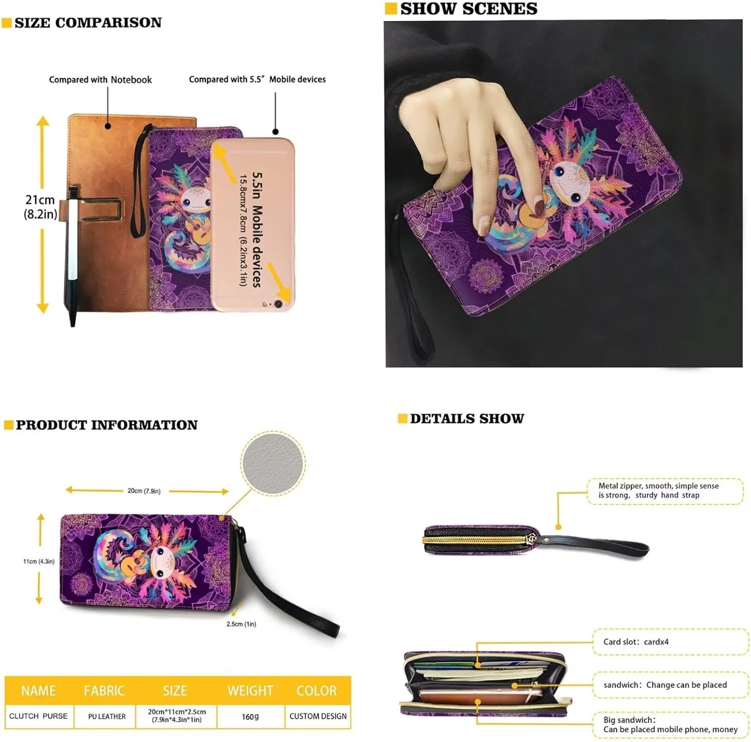 Leather Purse and Wallet Set Womens Shoulder Handbags with Matching Wallet Small Hobo Tote Bag Purse Clutch