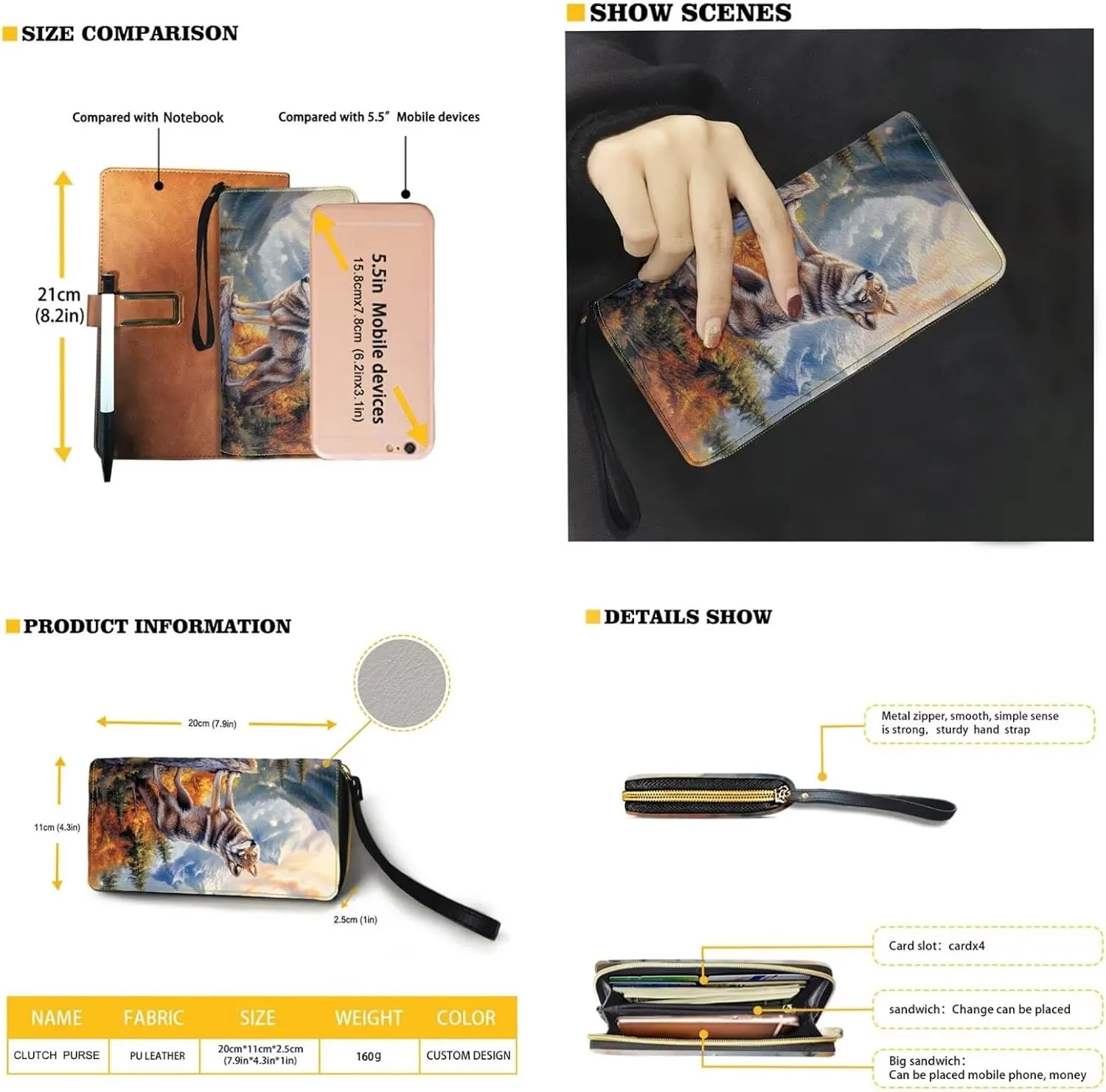 Leather Purse and Wallet Set Womens Shoulder Handbags with Matching Wallet Small Hobo Tote Bag Purse Clutch