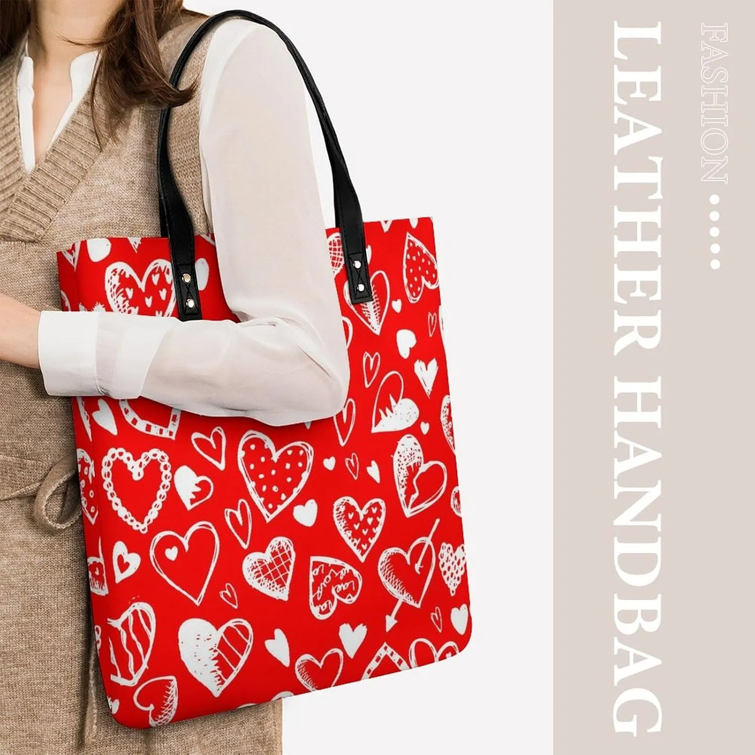 Leather Purse For Women Ladies Tote Shoulder Handbag