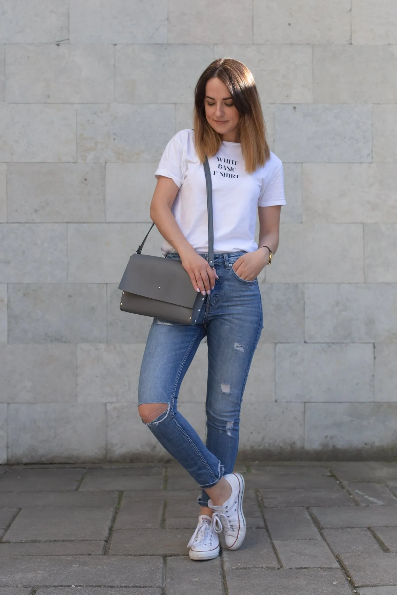 LEATHER RIVET CLUTCH