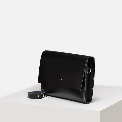 LEATHER RIVET CLUTCH