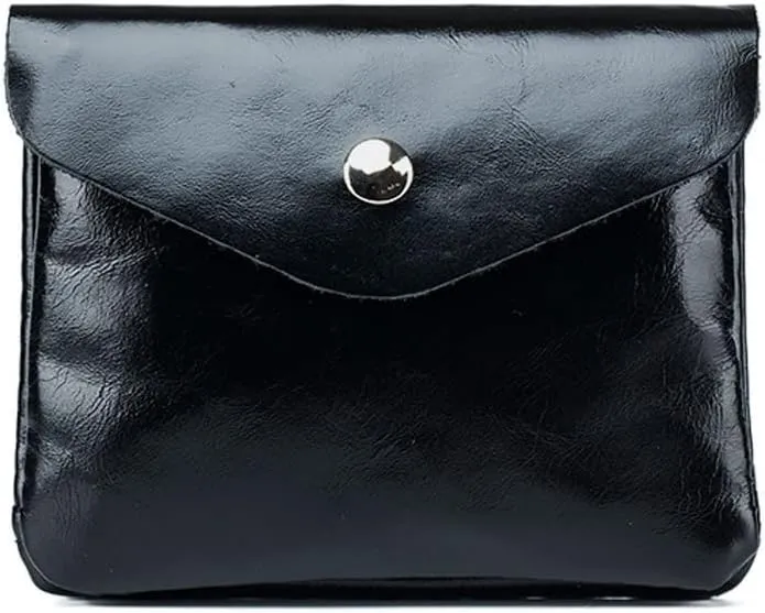 Leather Women Coin Purse Business Mini Card Wallet Storage Bag Short Purses