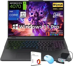 Lenovo Legion Pro 5i Gaming Laptop • NVIDIA GeForce RTX 4070 • 16" WQXGA IPS 240Hz • Intel i9-14900HX 24-Core • w/Office & External DVD Drive • Backlit KB • Win 11 Pro • 64GB DDR5 • 4TB SSD