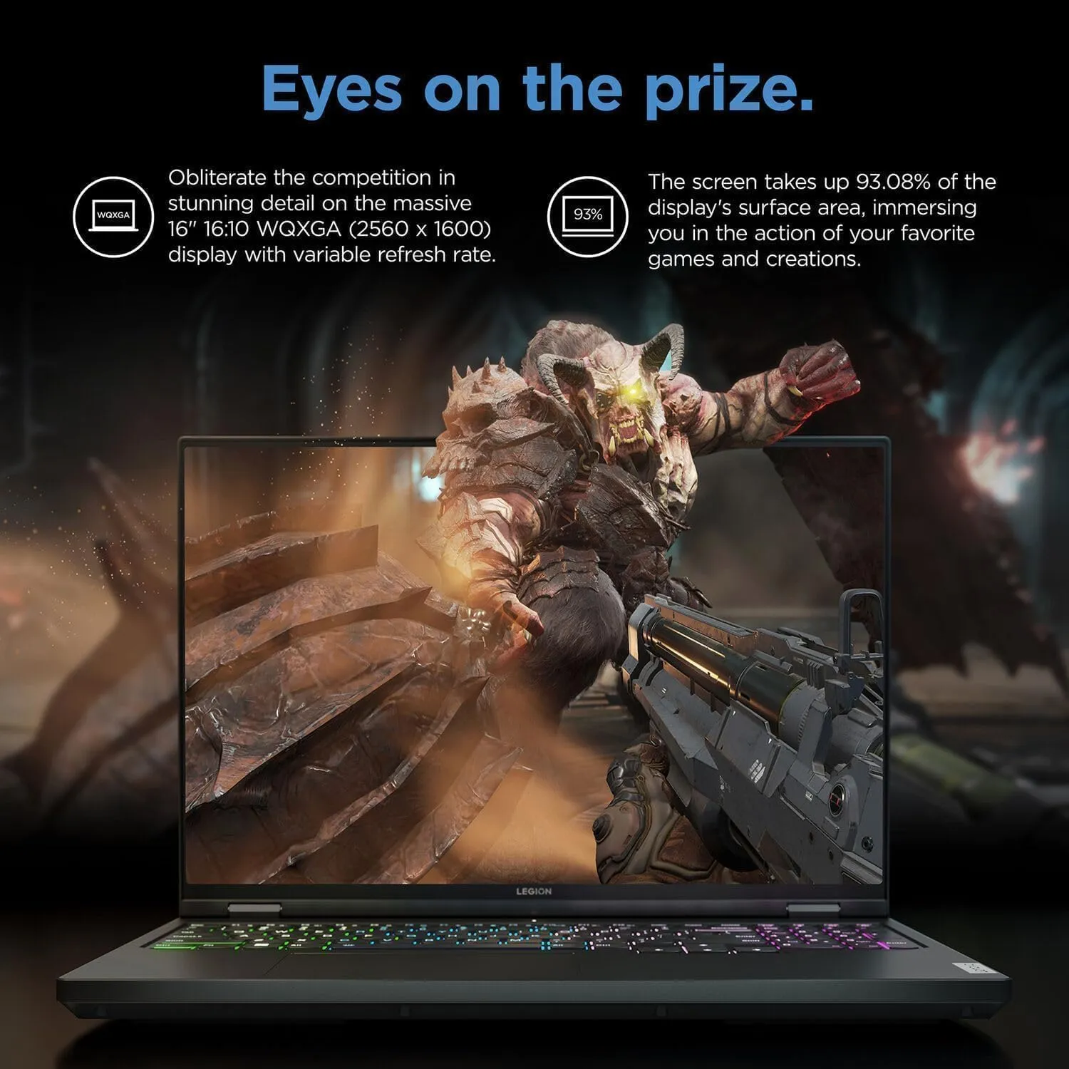 Lenovo Legion Pro 5i Gen 9 Gaming Laptop, 16" WQXGA(2560 x 1600) 240Hz, Intel 24-Core i9-14900HX, GeForce RTX 4070, 32 GB DDR5, 2 TB SSD, 4-Zone RGB Backlit, WiFi 6E, Win 11 Pro, Free Lifetime Office