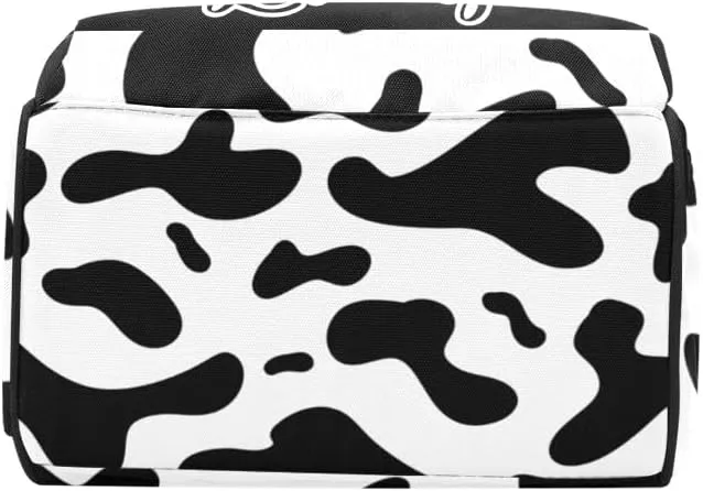 Leopard Print Personalized Diaper Bag,Custom Name Large Capacity Diaper Backpack Travel Casual Daypack Nappy Bag Gifts