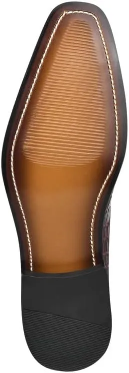 LIBERTYZENO Mens Plain & Animal Print Leather Adults Formal Lace Up Dress Shoes for Prom Graduation