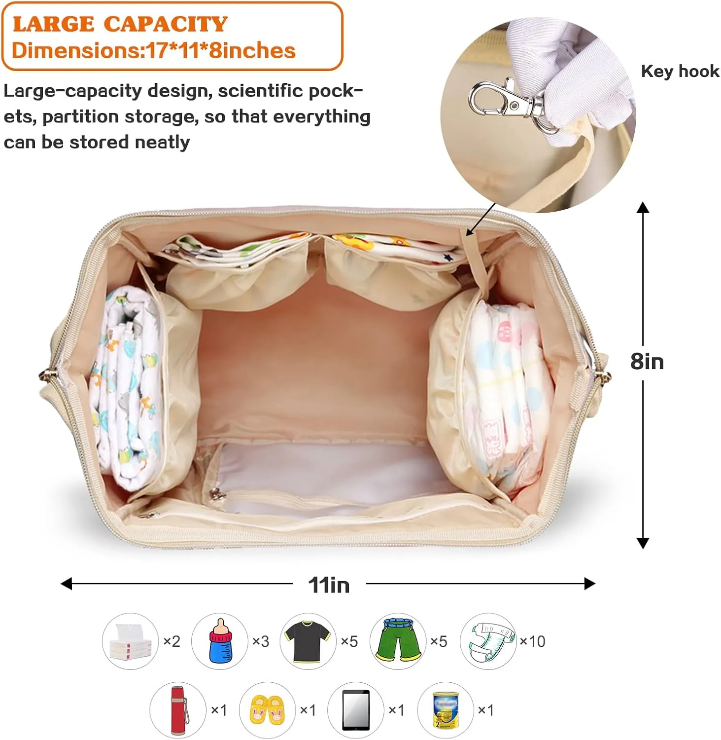 Limhoo Diaper Bag Backpack for Men Dad, Waterproof Large Canvas Camo Nappy Bags, Baby Care Bag (New Camouflage)