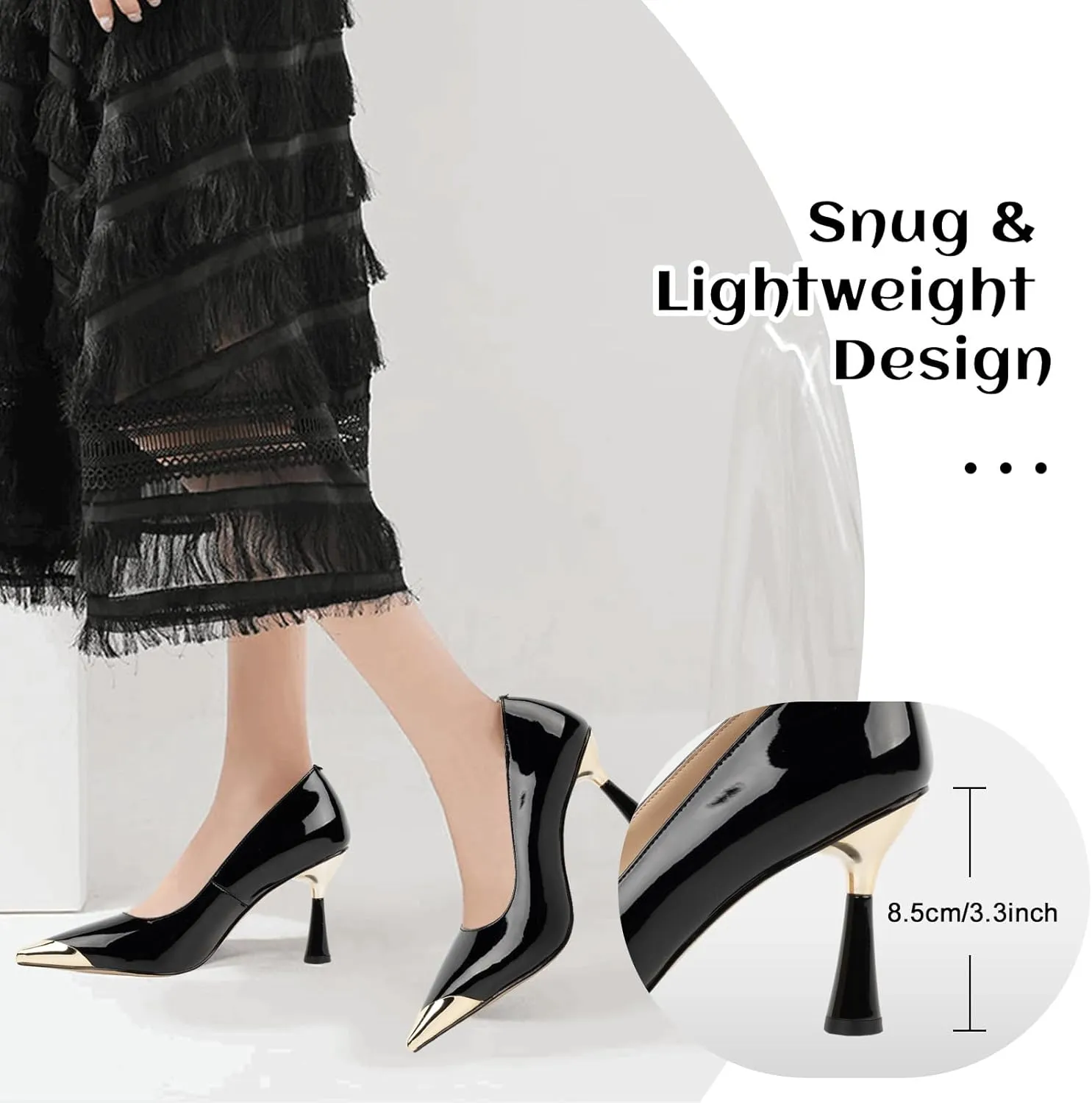LingxiaUne Pumps for Women Pointed Toe Stiletto High Heels Ideal for Business Office Dress Weddings Fashion Events and Dance Parties Elegant Footwear for The Modern Woman