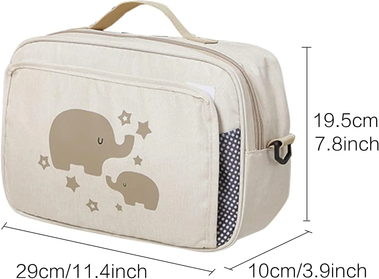 Lmbabter Baby Small Diaper Bag Stroller Storage Bag Waterproof Diaper Organizer Caddy Infant Tote Portable Mommy Bag for Outdoor
