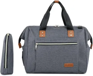 Lmbabter Diaper Bag Tote Multi-Function Baby Bag with Adjustable Shoulder Strap Insulated Pockets