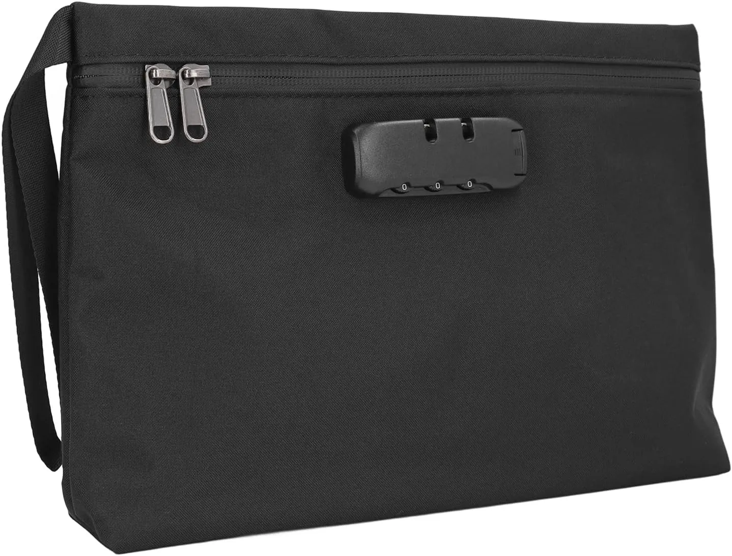 Lockable Smell Proof Bag, Safe Smell Proof Bag with Activated Carbon for Business Travel (Black)