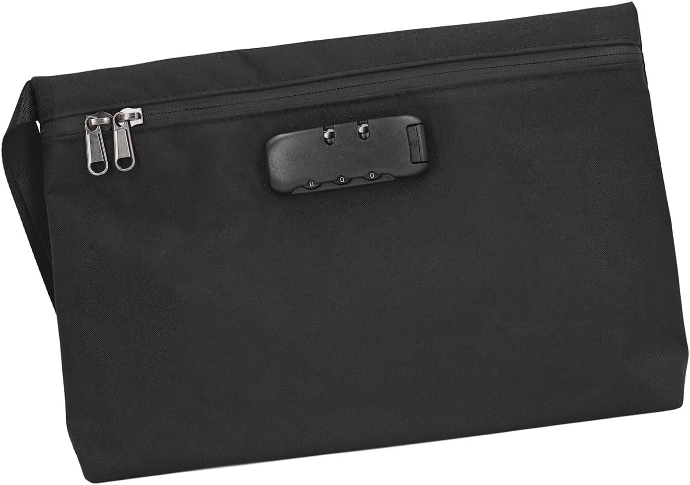 Lockable Smell Proof Bag, Safe Smell Proof Bag with Activated Carbon for Business Travel (Black)