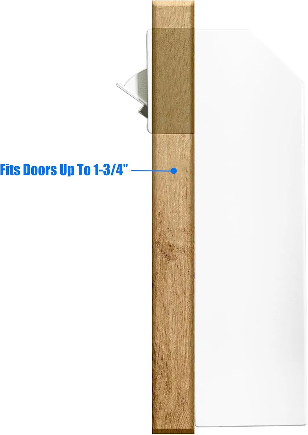 Locking Mailbox Drop Box with Rain Cover, Heavy-Duty Galvanized Steel, Door Mounted Secure Mailbox for Keys, Cash, Checks, Deposits & Letters – Safe Mail Drop Box for Home/Office, White