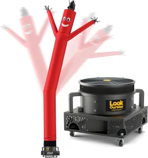 LookOurWay Air Dancers Wacky Waving Inflatable Tube Man Set - 20 Feet Tall Inflatable Dancing Man with Blower for Business Advertising