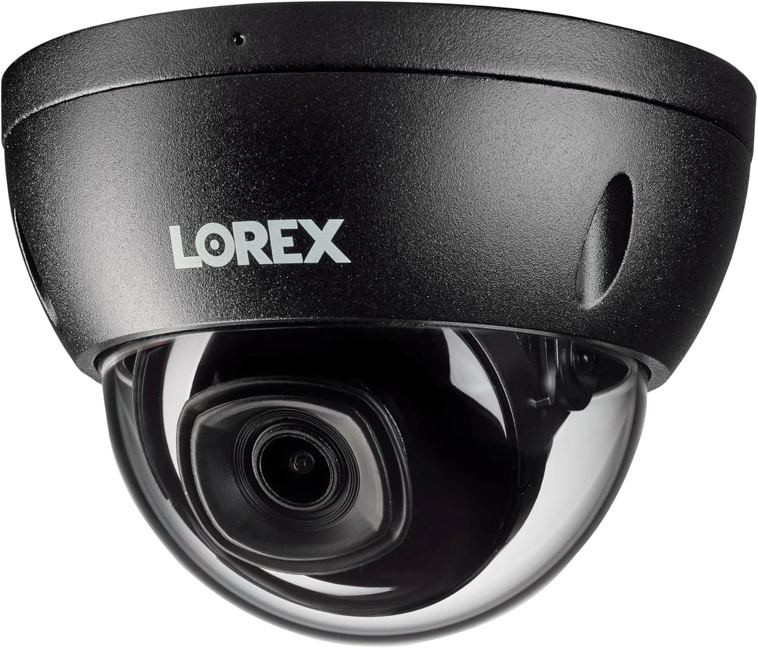 Lorex 2K IP Wired IK10 Vandal Proof Dome Security Camera, Listen-in Audio, Smart Motion Detection, Black [Cable NOT Included]
