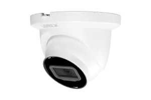 Lorex A4 4MP IP Wired Turret Security Camera with Listen-In Audio and Smart Motion Detection