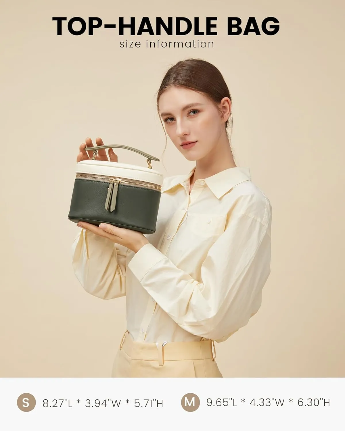 LOVEVOOK Crossbody Bag for Women, Top Handle Shoulder Pouch Purse Small PU Leather Satchel Handbag, Flap Box Bag for Ladies