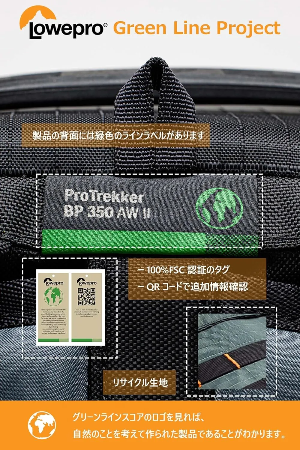 Lowepro Camera & Photo BP 350 AW II-New, Grey