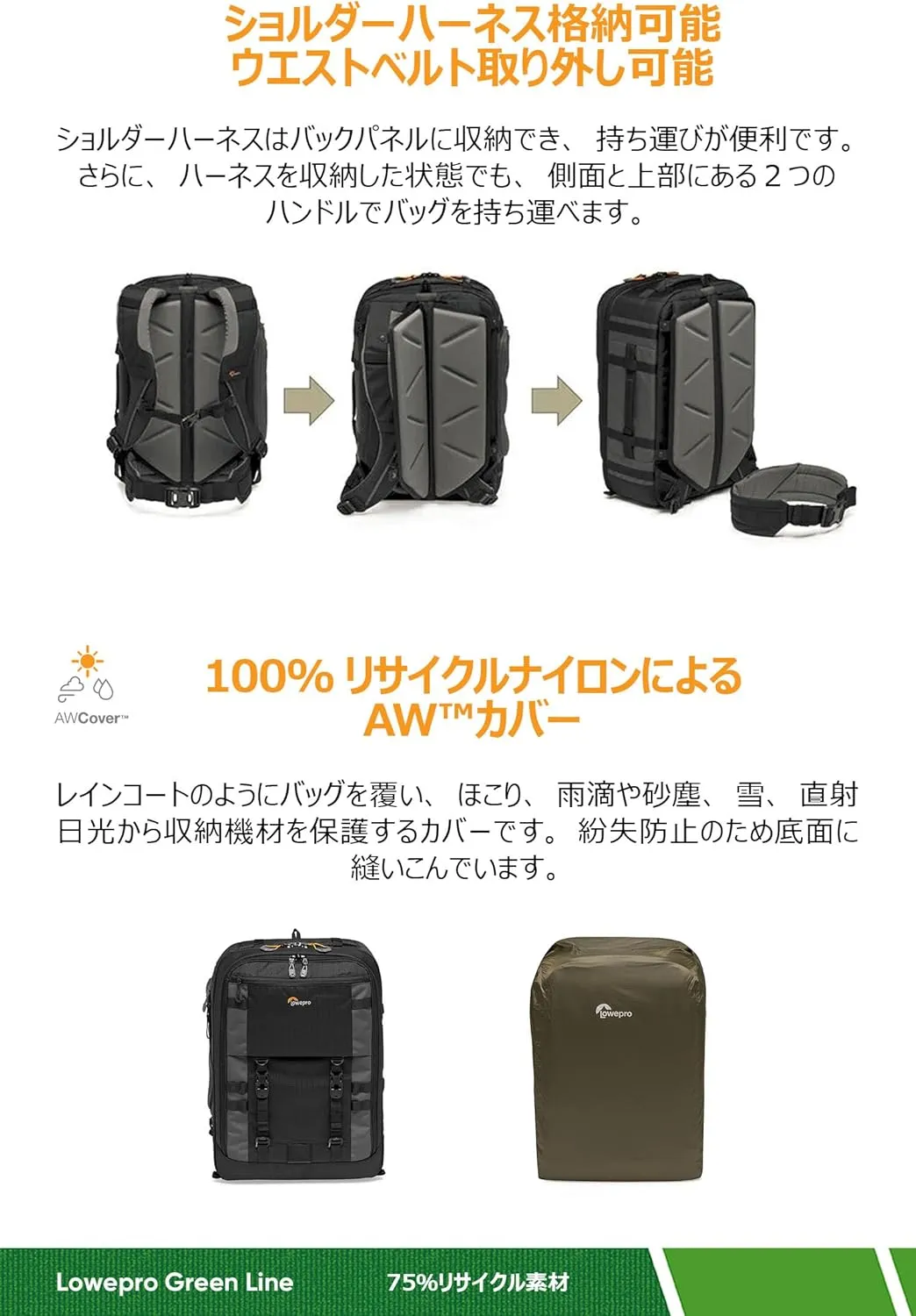 Lowepro Camera & Photo BP 350 AW II-New, Grey