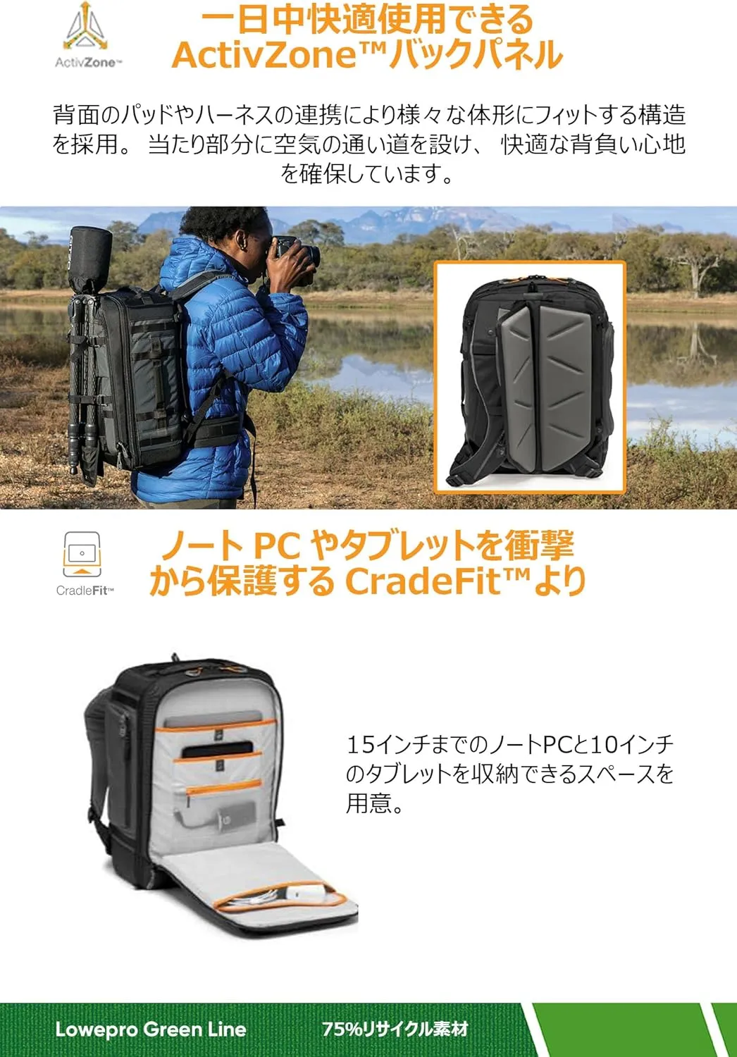 Lowepro Camera & Photo BP 350 AW II-New, Grey