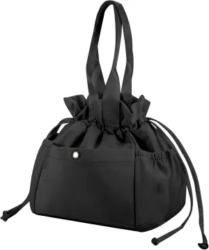 Lunch Bag for Women, Insulated Reusable Lunch Bag Stain-Resistant Large Lunch Box for Women, Perfect for Work, Office, Travel & Picnic (Black)