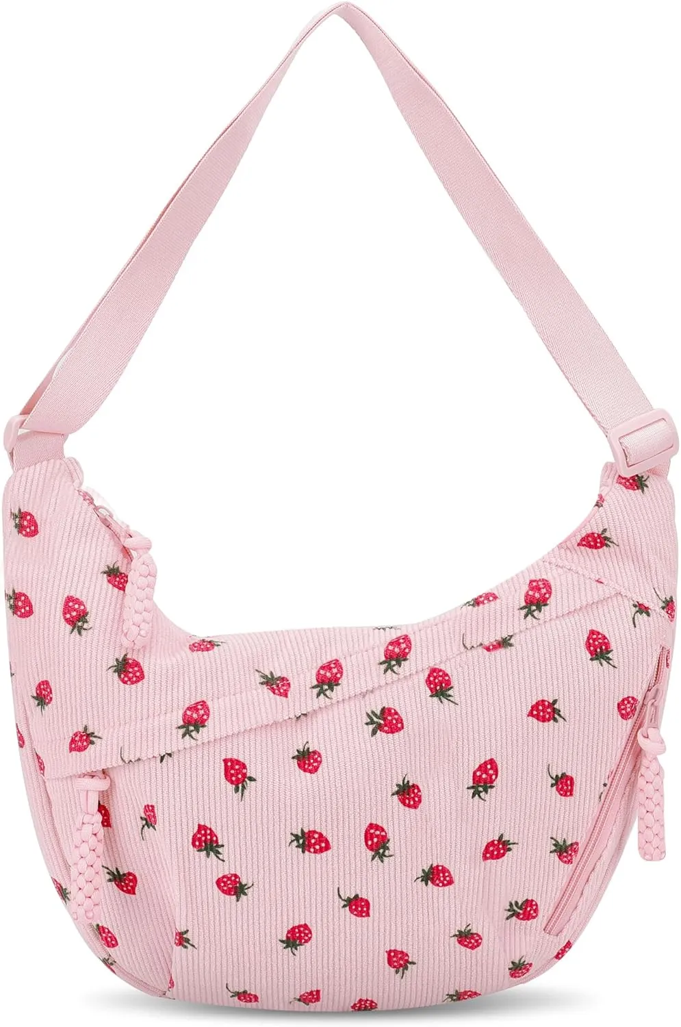 Lushandy Nylon Crescent Crossbody Luna Bag for Women - Moon Shoulder, Lightweight Sling, Casual Hobo Dumpling