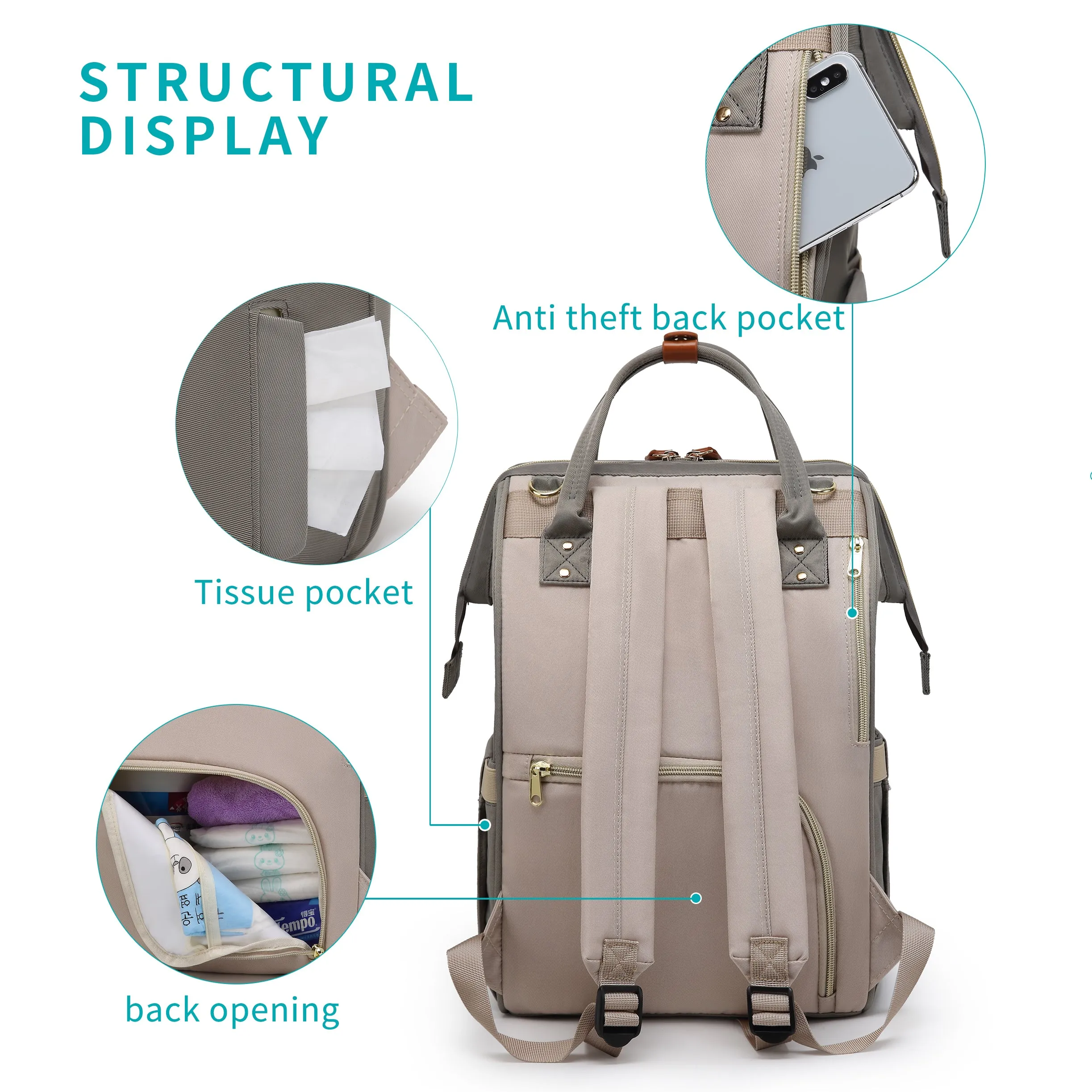 Luxury Dwellings Diaper Bags