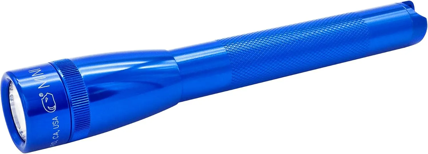 Maglite Mini LED 2-Cell AA Flashlight in Presentation Box, Blue