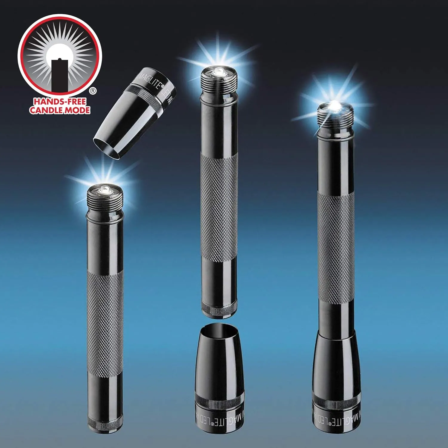 Maglite Mini LED 2-Cell AA Flashlight in Presentation Box, Blue