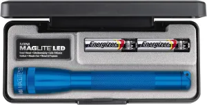 Maglite Mini LED 2-Cell AA Flashlight in Presentation Box, Blue