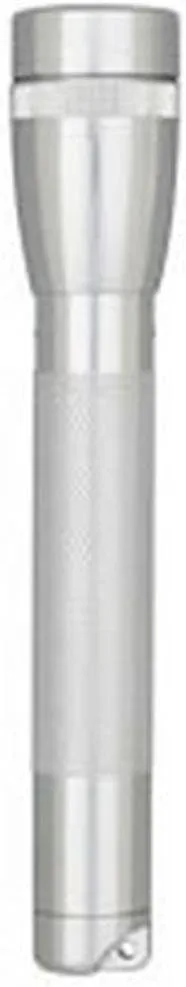 Maglite Mini LED 2-Cell AA Flashlight with Holster, Silver