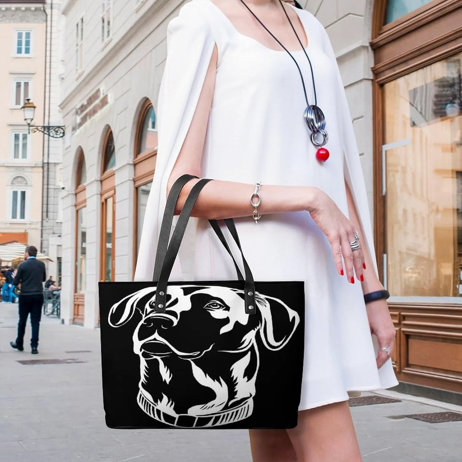 Map Kawaii Hobo Handbags With Zipper Large Capacity Satchel Tote Bag Shoulder Bag