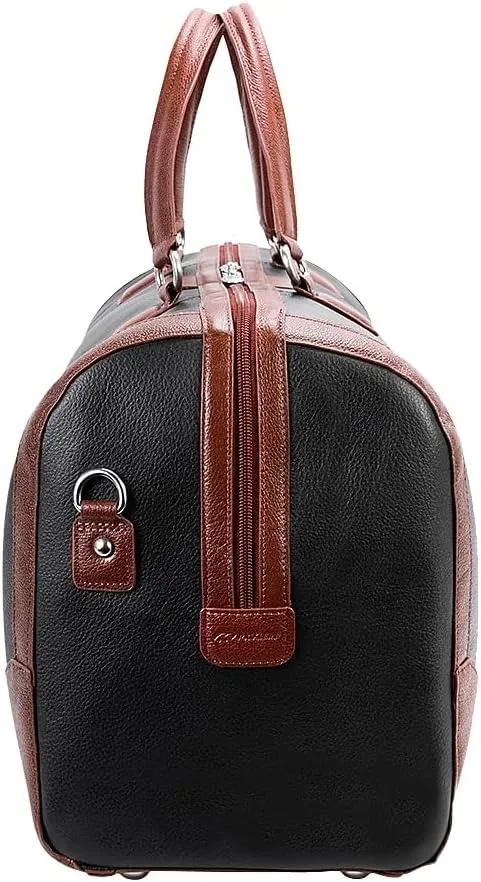 McKlein 20" Leather, Two-Tone, Tablet Carry-All Duffel- KINZIE